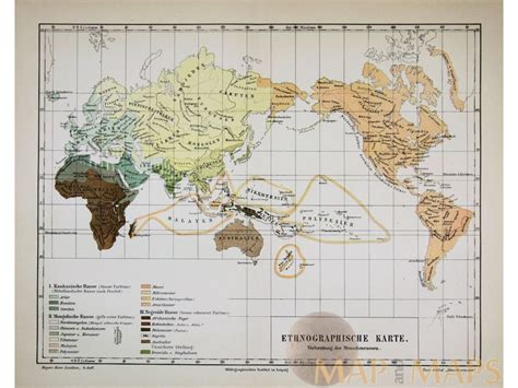 ethnographic world map  joseph meyers  mapandmaps