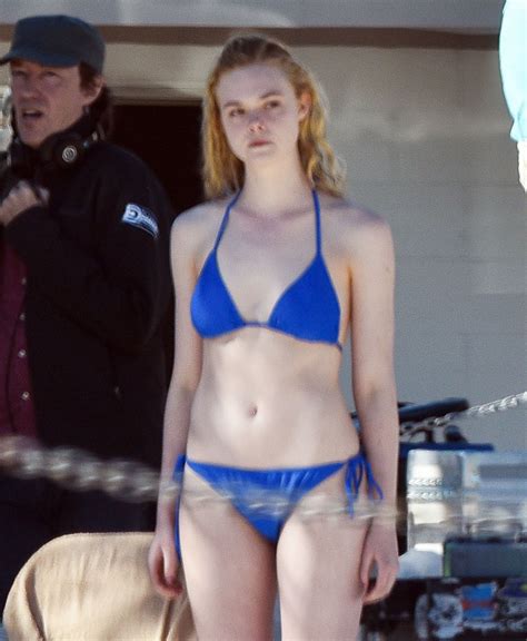 elle fanning creepy fucking bikini of the day