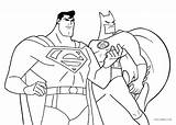 Superman Coloring Pages Batman Getdrawings Vs sketch template