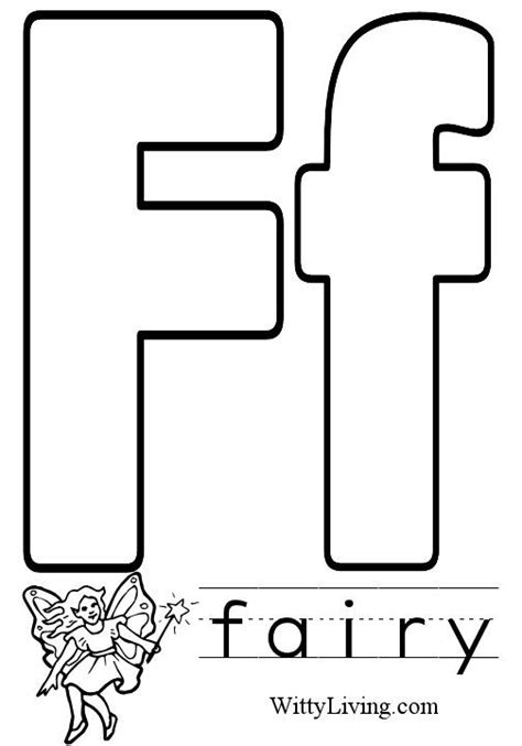 printable image  letter  coloring pages coloring pages fairy