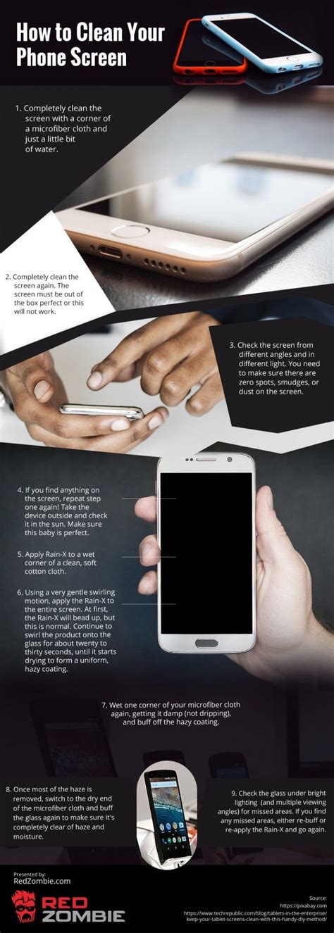 clean  phone screen infographic