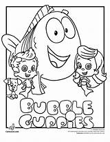Coloring Pages Bubble Guppies Printable Jr Nick Color Molly Paw Patrol Nickelodeon Easter Backpack Sheets Print Bubbles Halloween Kids Birthday sketch template