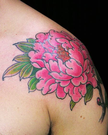 japanese peony tattoo gae imagenes