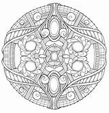 Coloring Opal Mandala Palace Pages sketch template