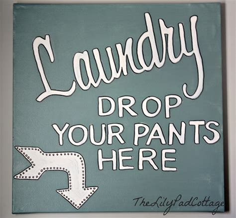 laundry sign  lilypad cottage