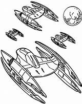 Federation Spaceships Trade Coloring Printable sketch template