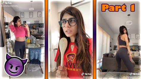 tik tok mia khalifa compilation part 1 youtube