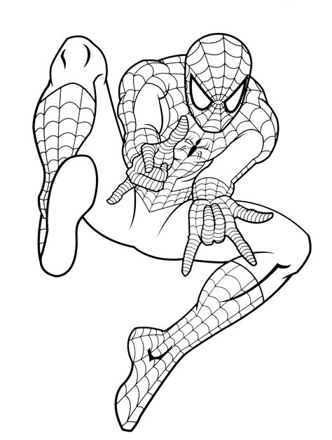 spiderman coloring pages  kids spider man kids coloring pages