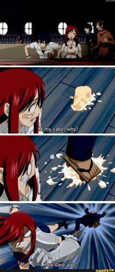 Fairytail Erza Erzascarlet Cake Memes De Anime Fairy Tail Anime