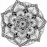 Mandala Pages Coloring Colored Color Printable Print Getcolorings sketch template