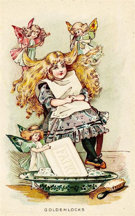 antique advertisement   fairy soap goldenlocks vintage