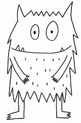Monstruo Emociones Monstruos Folio sketch template