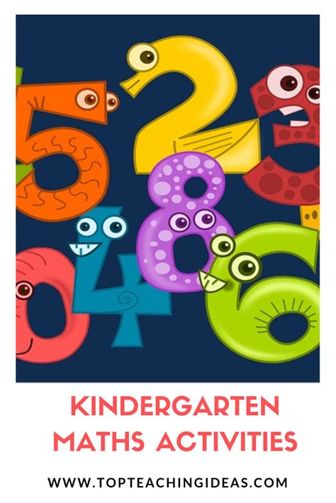 kindergarten math activities