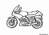 Coloriage Motocyclette sketch template