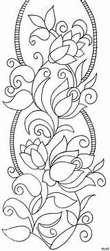 Patterns Coloring Embroidery Textile Pages Designs Motifs Border Pattern Quilting Textiles Crewel Quilt Inspiration Paper sketch template