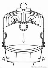 Locomotora Chuggington sketch template