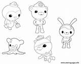 Coloring Octonauts Pages Printable Peso Tweak Kwazii Les Barnacles Characters Print Capitaine Professeur Octonaut Drawing Gup Clipart Orca Sheets Popular sketch template