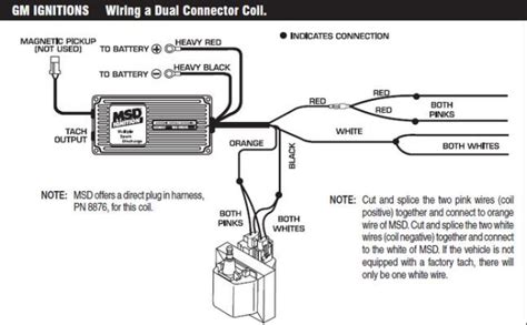 gm hei distributor  coil wiring diagram yahoo search results diagram ignition coil wire