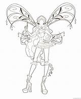 Winx Club Coloring Pages Coloring4free Enchantix Girls Winxclub Bloom Fanpop Book Color Print Wings Believix Related Posts Popular sketch template