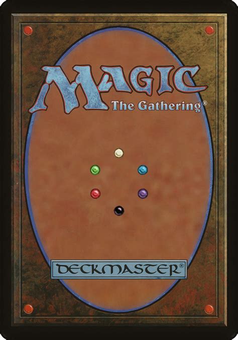 magic the gathering six color card back by lordnyriox on