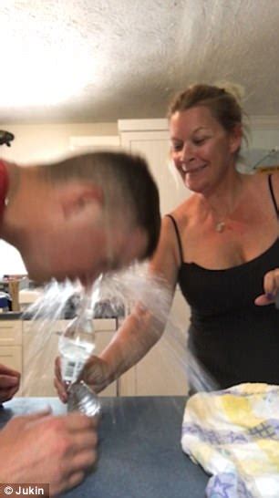 hilarious moment prankster gets pranked by his own mother daily mail online