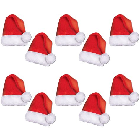 mini santa hat cutouts pack   walmartcom walmartcom