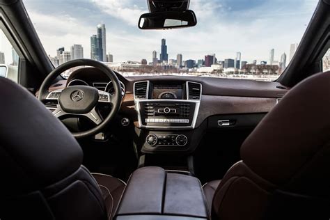 panoramic mercedes m class photos in the windy city