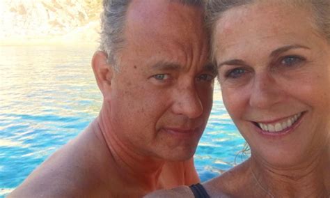 tom hanks and wife of 28 years rita wilson cuddle up for sweet new selfie hello