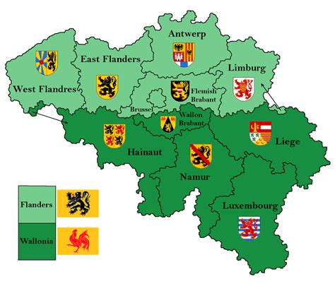 belgium provinces map  samogost  deviantart