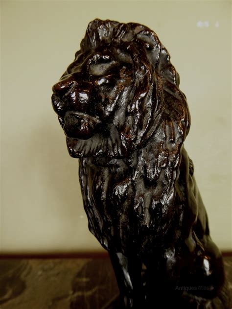 antiques atlas   bronze lion