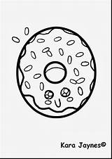 Coloring Pages Kawaii Donut Food Cute Printable Donuts Clipart Healthy Junk Buttercup Sheets Animals Color Dunkin Getcolorings Para Print Getdrawings sketch template