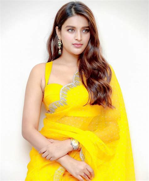 pics nidhhie agerwal in a playful mood movie news