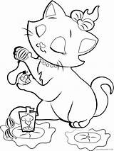 Aristocats Coloring4free sketch template