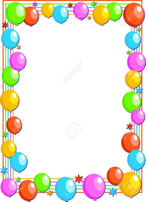 birthday party border    clipartmag