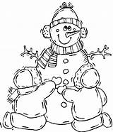 Coloring Winter Pages Holiday Printable Kids Color Snowman Season Print Sheets Sheet Christmas Book Inverno Desenhos Imprimir Colorir Seasonal Children sketch template