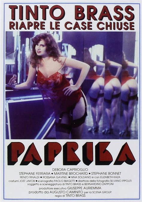 Paprika 1991 Tinto Brass Carteles De Cine Cine Cine Italiano