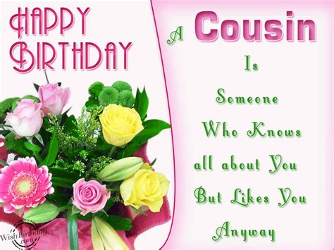 happy birthday   lovely cousin birthday wishes happy birthday
