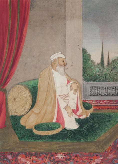 portrait   sikh noble delhi india late thearly  century christies