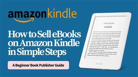 sell ebooks  amazon kindle simple seller steps