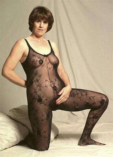 Vintage Lingerie Granny Spreading Wide Her Hairy Mature
