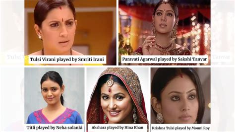 from smriti irani to sakshi tanwar to neha solanki in and as titli