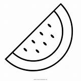 Sandia Colorear Watermelon Melancia Coloring Frutas Facil Semangka Gambar Mewarnai Buah Banana sketch template