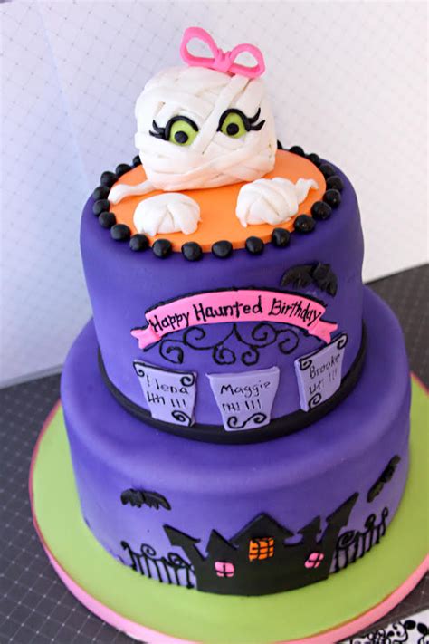 ghoulishly festive halloween birthday cakes southern living