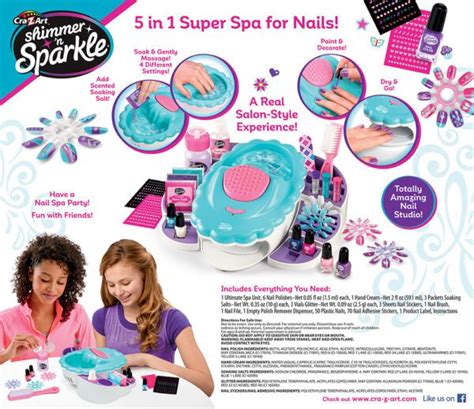 shimmer  sparkle ultimate nail spa    nail spa cra  art