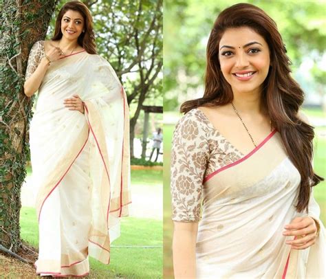 We Are So Jealous Of Kajal Aggarwal S Latest Saree Style