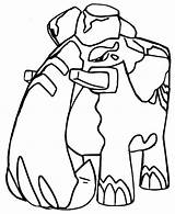Copperajah Gigamax Bonjourlesenfants Pokémon Morningkids sketch template