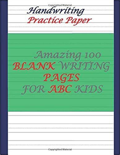 handwriting practice paper  lines  kids  page blank hand