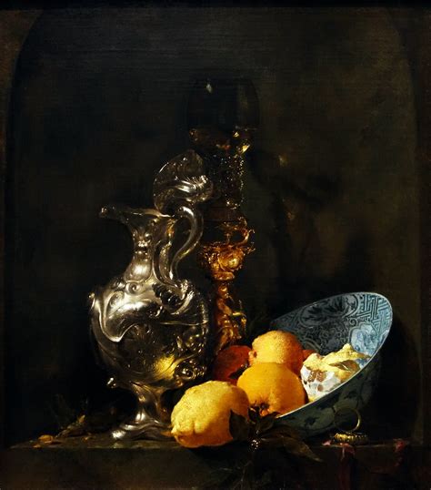 kalf  life   silver jug willem kalf  life flickr