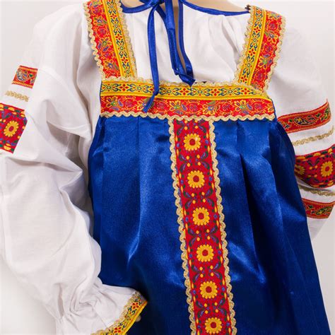 Alyonushka Russian Traditional Costume Sundress And Headdress