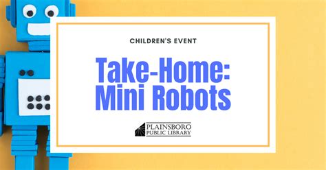 home mini robots plainsboro public library